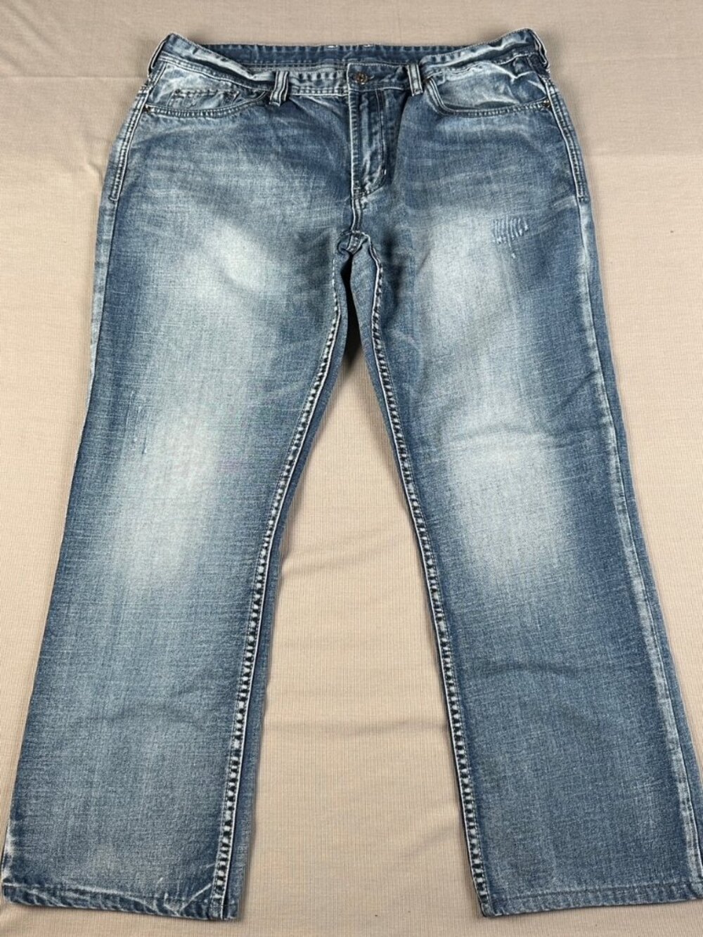 Buffalo David Bitton Medium Wash Straight Leg Jeans